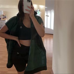 Leather vest brand new with tags